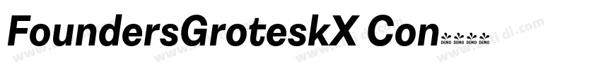 FoundersGroteskX Con字体转换